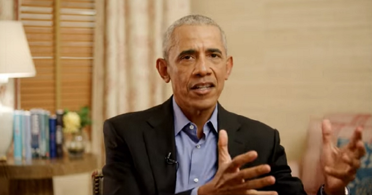Former President Barack Obama is interviewed Friday at an event sponsored by The Economic Club of Chicago.
