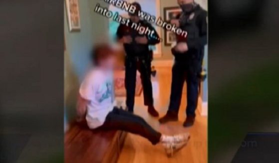 Milwaukee police question a 19-year-old who reportedly broke into an Airbnb rental occupied by three deputies from Montana.