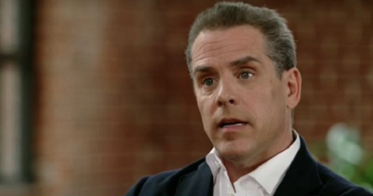 Hunter Biden is pictured in a still from a CBS interview.