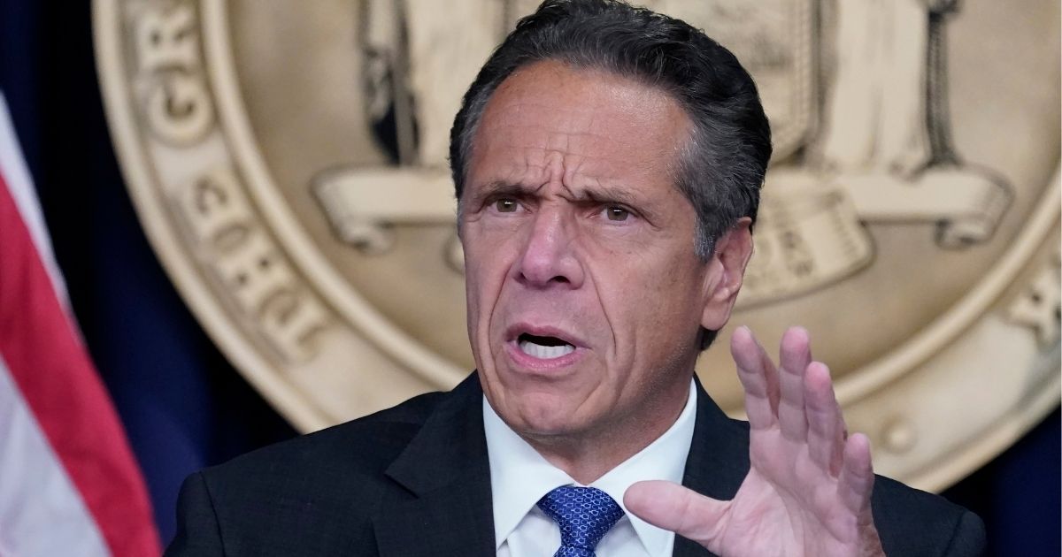 New York Gov. Andrew Cuomo speaks during a news conference on June 23 in New York.