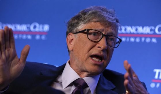 Bill Gates participates in a discussion during a luncheon of the Economic Club of Washington on June 24, 2019, in Washington, D.C.
