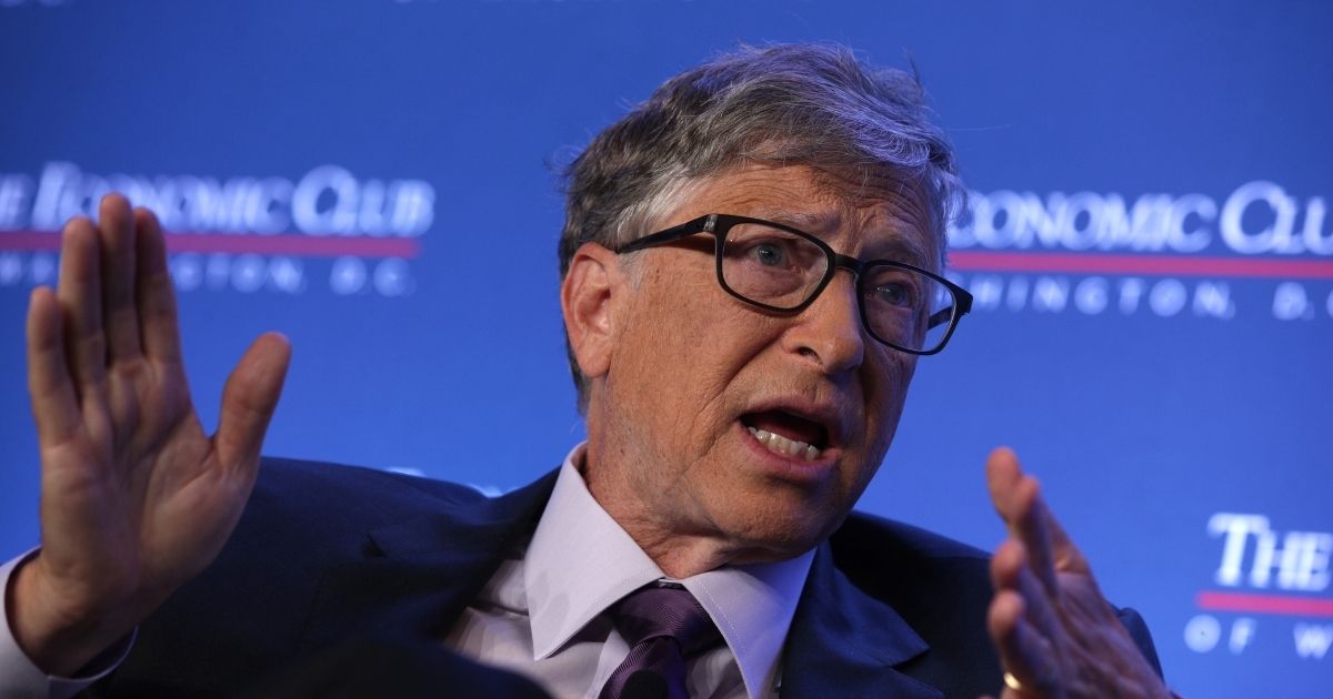 Bill Gates participates in a discussion during a luncheon of the Economic Club of Washington on June 24, 2019, in Washington, D.C.