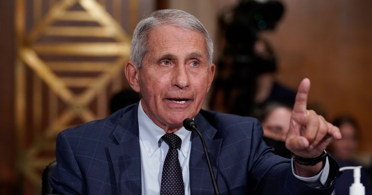 Dr. Anthony Fauci testifies before the Senate Health, Education, Labor, and Pensions Committee Tuesday on Capitol Hill in Washington, D.C.