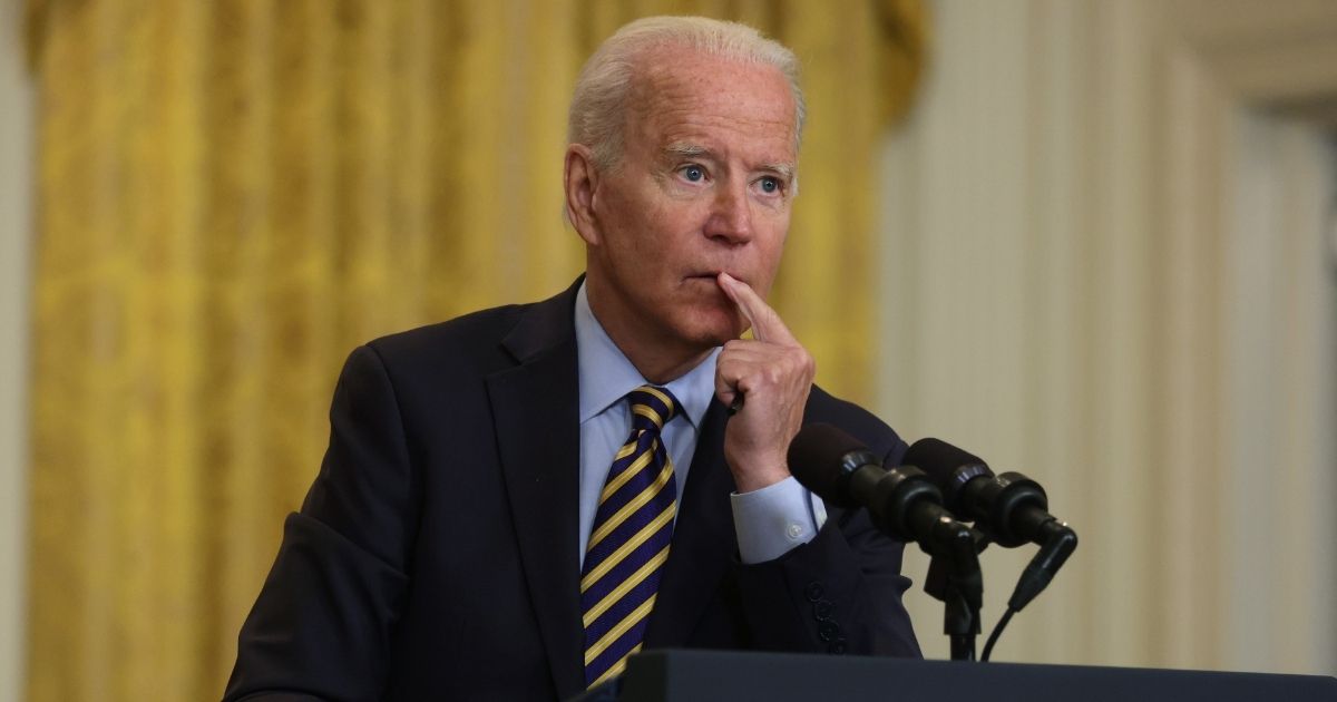 President Joe Biden speaks at the White House on Thursday in Washington, D.C.