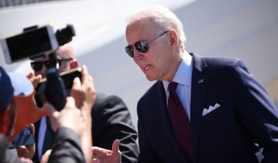 President Joe Biden talks with reporters while departing the White House on June 29, 2021, in Washington, D.C.