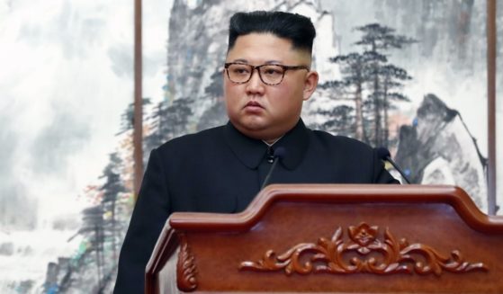 North Korean leader Kim Jong Un attends a news conference at Paekhwawon State Guesthouse on Sept. 19, 2018, in Pyongyang, North Korea.