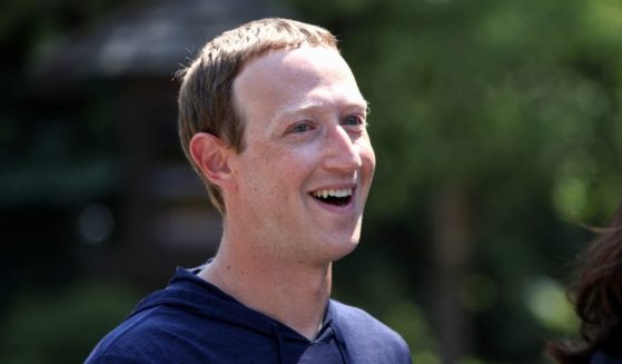 Facebook CEO Mark Zuckerberg walks to lunch following a session at the Allen & Company Sun Valley Conference on July 8, 2021, in Sun Valley, Idaho.