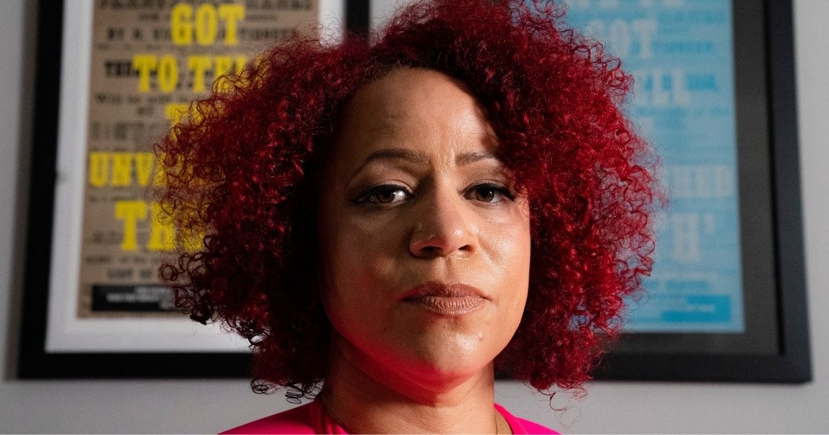 Nikole Hannah-Jones stands in her home in the Brooklyn borough of New York on Tuesday after announcing she will not teach at the University of North Carolina at Chapel Hill.