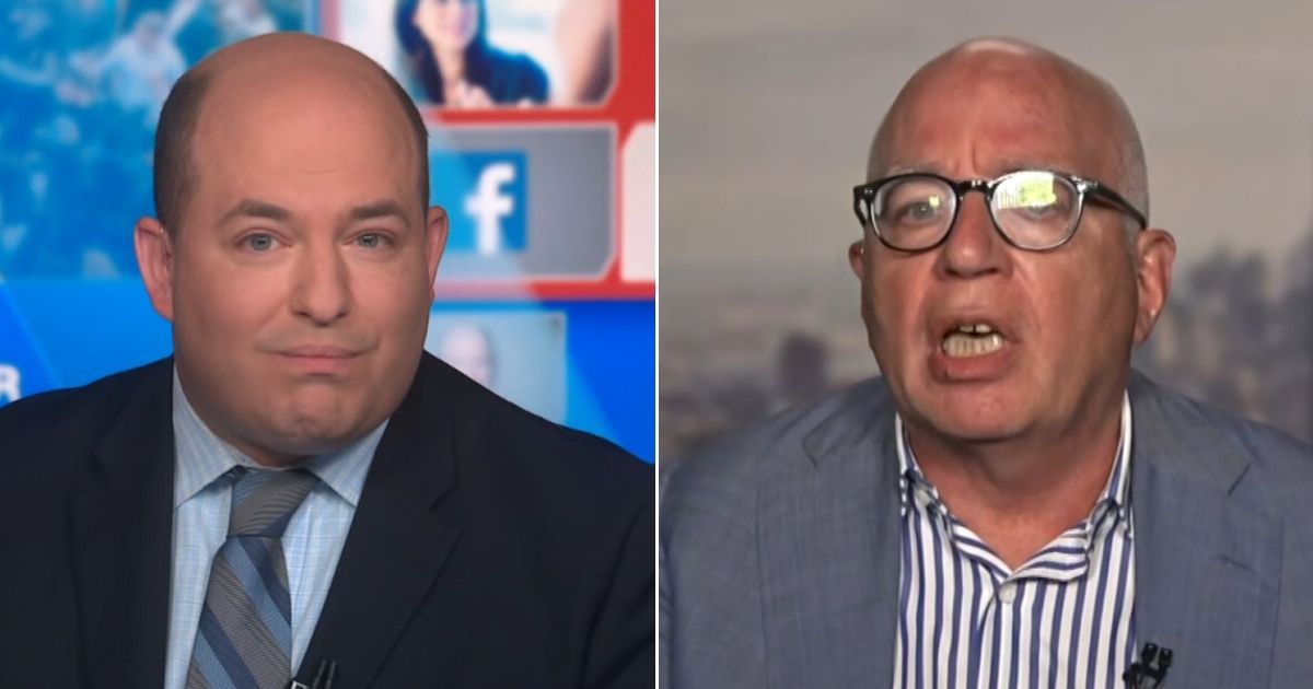 CNN host Brian Stelter is called out on his own show Sunday by his guest, anti-Trump author Michael Wolff.