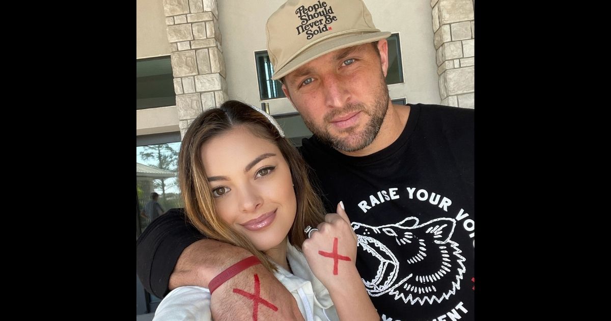 Tim and Demi-Leigh Tebow are working to stop human trafficking.