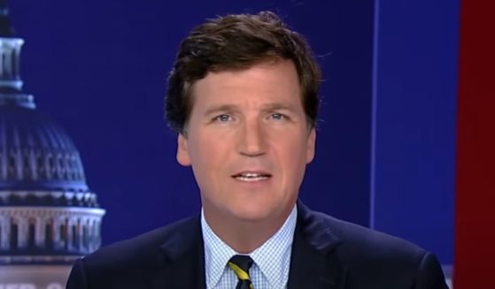 Fox News host Tucker Carlson speaks during his show, "Tucker Carlson Tonight."