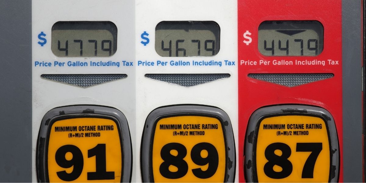 Gas prices over $4.00 per gallon are displayed at a Chevron gas station on Oct. 23, 2019, in San Anselmo, California.