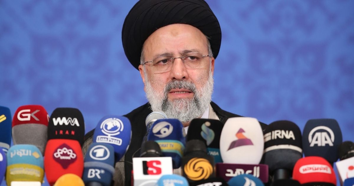 Iranian President-elect Ebrahim Raisi, pictured at a June 21 news conference.