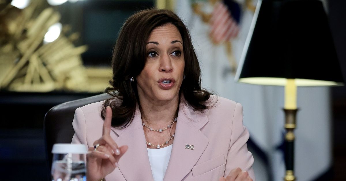 Vice President Kamala Harris, pictured in a July 14 photo in the Eisenhower Executive Office Building.