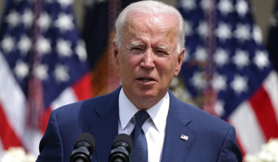 President Joe Biden, pictured speaking in the White House Rose Garden on Monday.