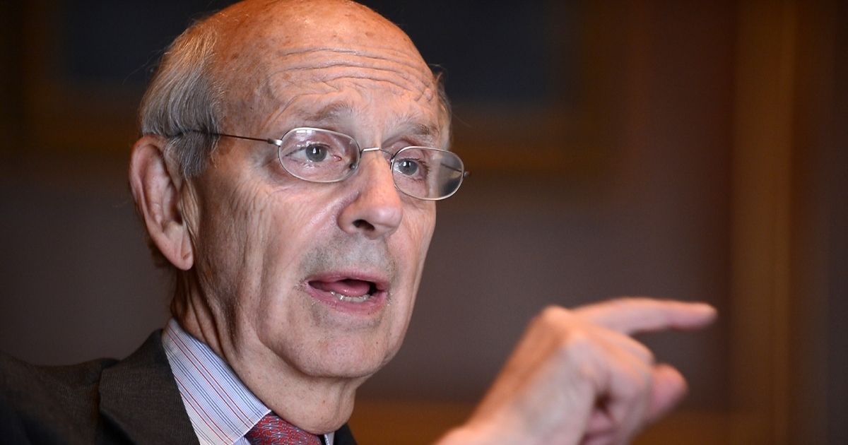 Supreme Court Justice Stephen Breyer answers a question during an interview in Washington, D.C., on May 17, 2012.
