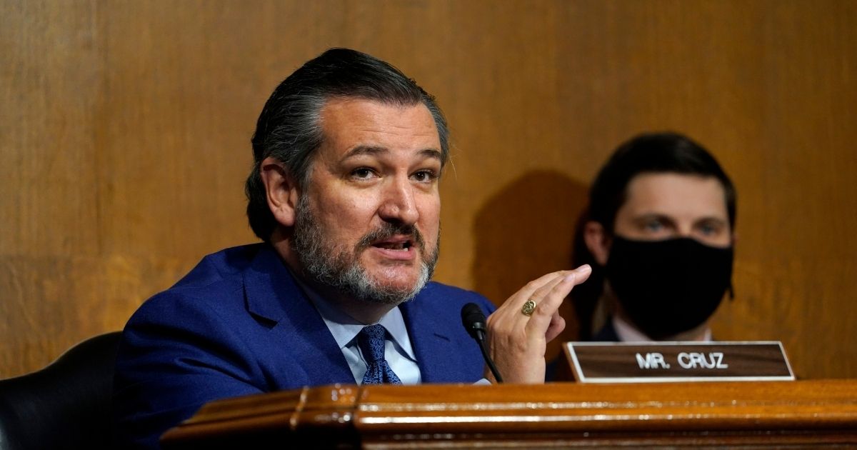 Sen. Ted Cruz speaks during a Senate Judiciary Committee hearing on Nov. 10, 2020, on Capitol Hill in Washington, D.C.