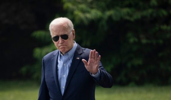 President Joe Biden is seen walking on the White House’s South Lawn in this photo taken on July, 21, 2021.