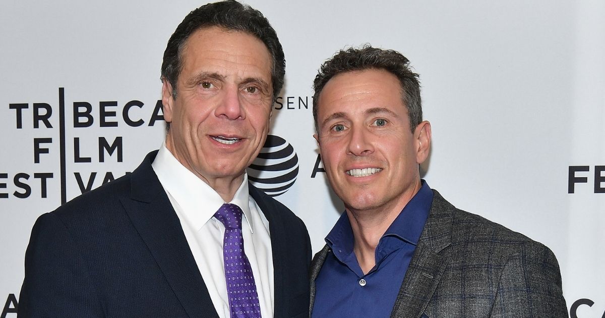 Democratic New York Gov. Andrew Cuomo, left, and CNN anchor Chris Cuomo attend a screening of "RX: Early Detection A Cancer Journey With Sandra Lee" during the 2018 Tribeca Film Festiva at SVA Theatre on April 26, 2018, in New York City.
