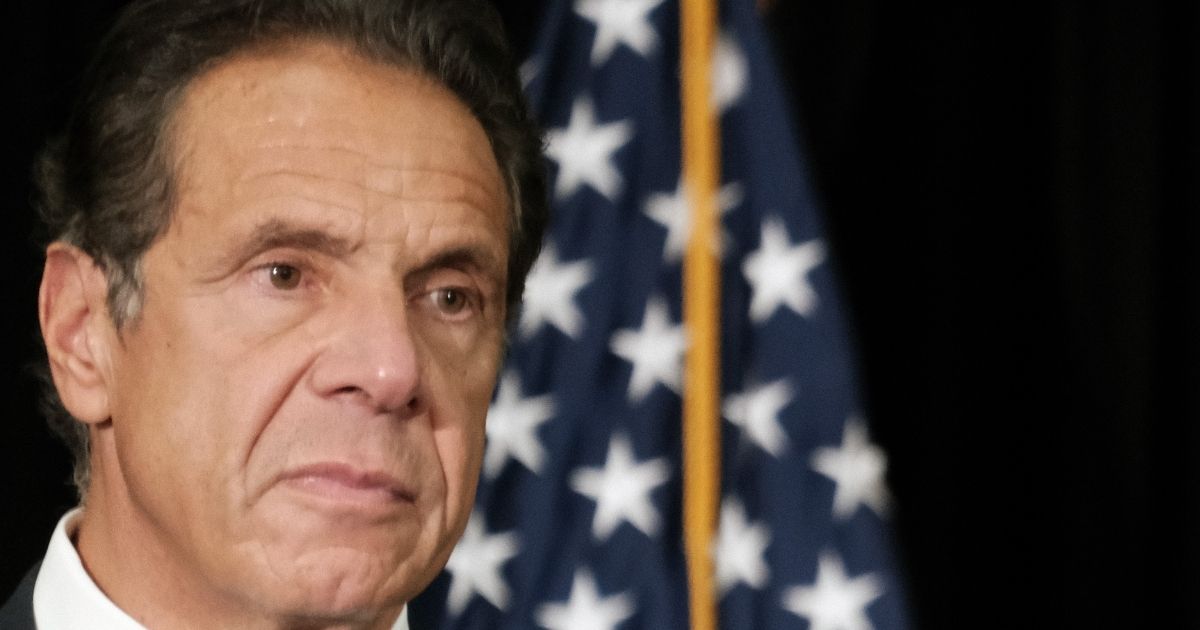 New York Gov. Andrew Cuomo is seen above on July 14, 2021, in New York City.