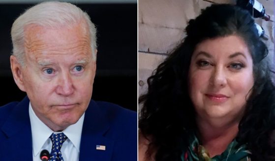 President Joe Biden, left, seen during a meeting at the White House on Thursday, has been accused of sexual assault by former Senate staff member Tara Reade, right.