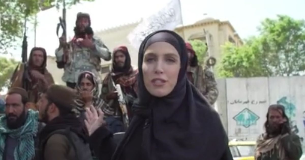 A CNN reporter who was doing a story regarding the Taliban's takeover of Afghanistan referred to soldiers who were chanting "death to America" as seemingly "friendly."
