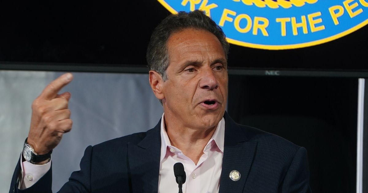 Democratic New York Gov. Andrew Cuomo appears at the opening ceremony for the Tribeca Film Festival on June 9, 2021 in New York City.