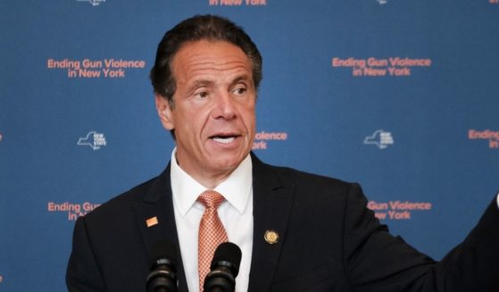 Then-New York Governor Andrew Cuomo speaks on July 6, 2021 in New York City.