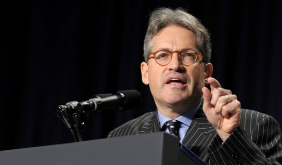 Author Eric Metaxas gives the keynote address at the National Prayer Breakfast in Washington, D.C., on Feb. 2, 2012.