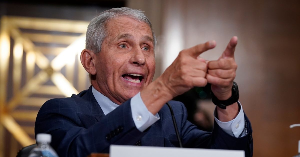 Dr. Anthony Fauci testifies before the Senate Health, Education, Labor, and Pensions Committee on July 20, 2021, on Capitol Hill in Washington, D.C