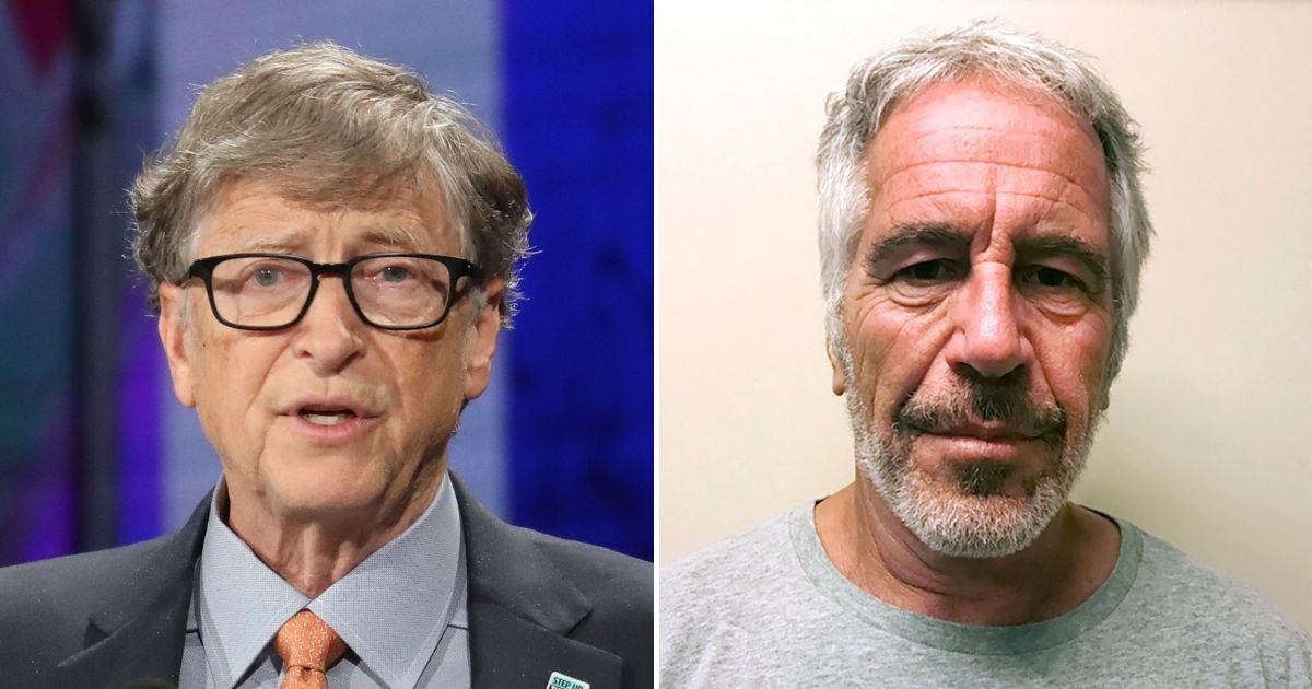 Microsoft Corporation co-founder Bill Gates, left, discusses his relationship with convicted sex offender Jeffrey Epstein following Epstein's death.