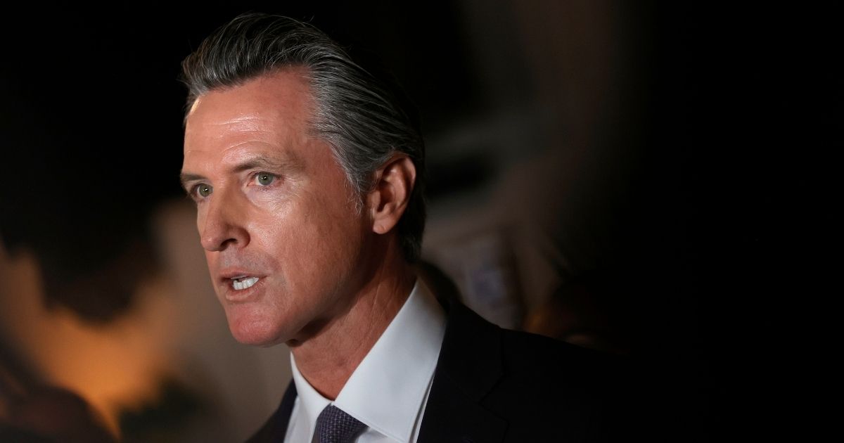 California Gov. Gavin Newsom speaks during a news conference on August 13, 2021, in San Francisco.