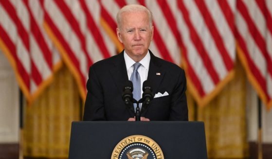 U.S. President Joe Biden delivers remarks about the situation in Afghanistan in the East Room of the White House on Monday in Washington, D.C.