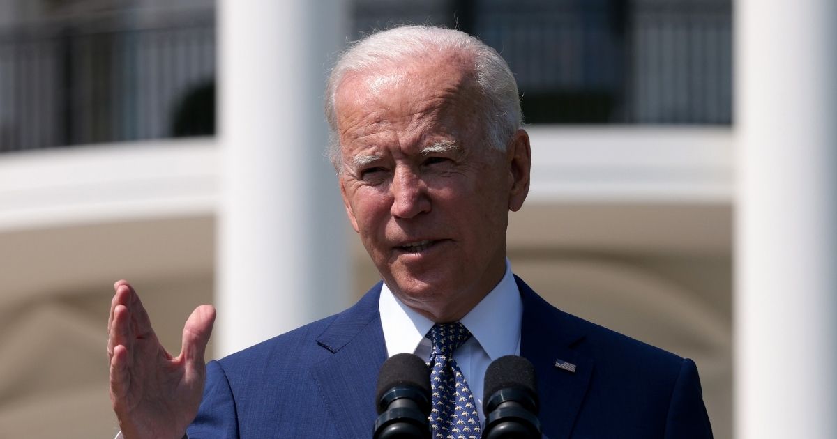 President Joe Biden delivers remarks during an event on the South Lawn of the White House on Aug. 5, 2021, in Washington, D.C.