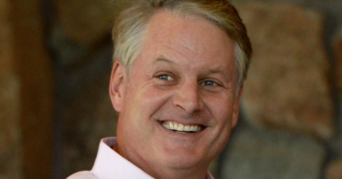 John Donahoe, then the president and CEO of eBay Inc., arrives for the Allen & Co. annual conference on July 9, 2013, in Sun Valley, Idaho.