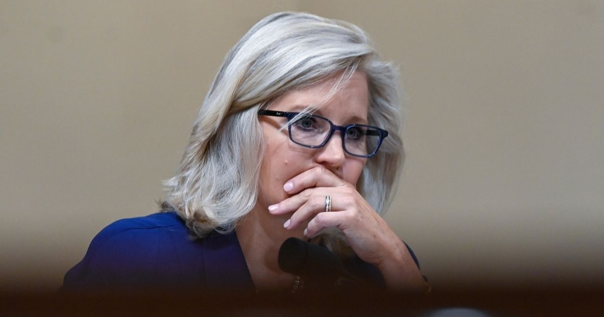 Wyoming GOP Rep. Liz Cheney listens on July 27, 2021, at the U.S. Capitol in Washington, D.C.
