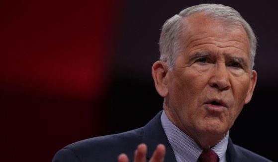 Oliver North, then-president of the National Rifle Association, speaks during CPAC 2019 on Feb. 28, 2019, in National Harbor, Maryland.