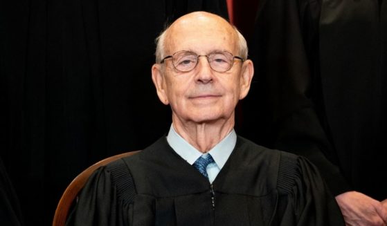 Associate Justice Stephen Breyer poses for a photo at the Supreme Court in Washington, D.C., on April 23, 2021.