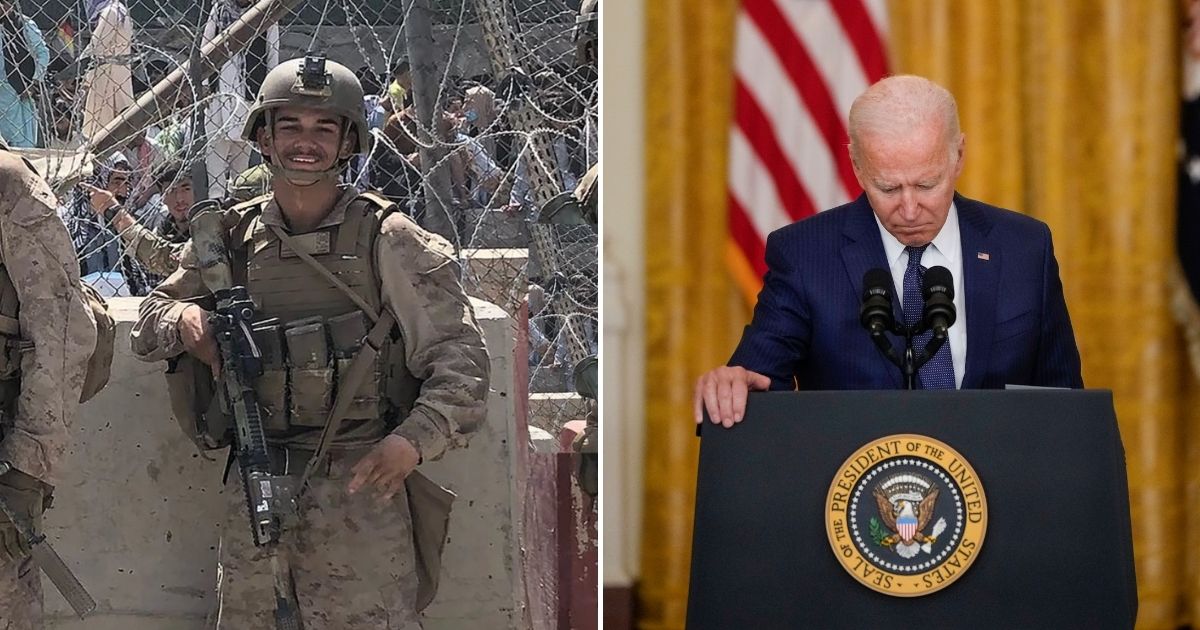 U.S. Marine Kareem Nikoui, left, was killed in the bombings at the Kabul airport in Afghanistan on Thursday, following President Joe Biden's decision to withdraw U.S. troops from the region.
