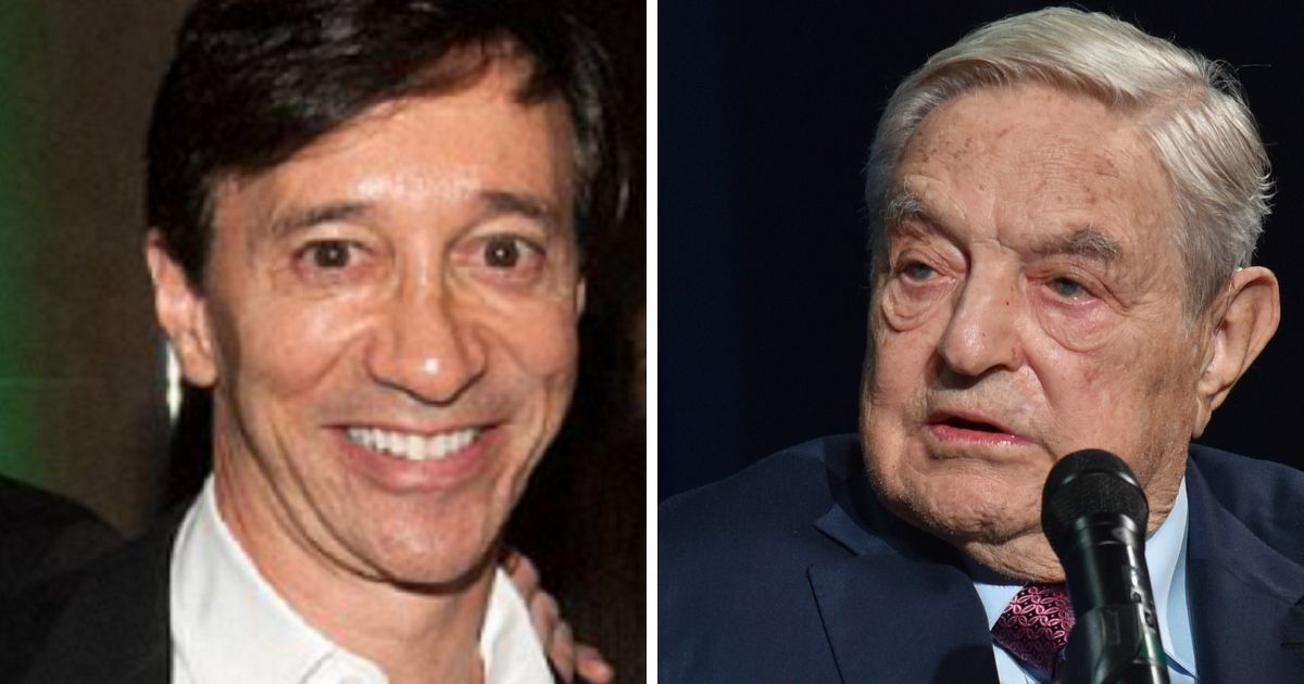 Money manager Howard Rubin, left; leftist billionaire George Soros, right.
