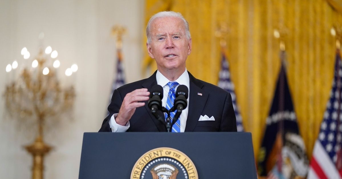 President Joe Biden, speaking Tuesday in the White House.