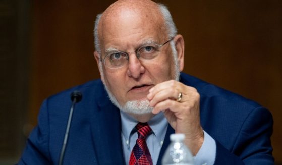 Dr. Robert Redfield, then the director of the Centers for Disease Control and Prevention, testifies during a Senate Appropriations subcommittee in July 2020.
