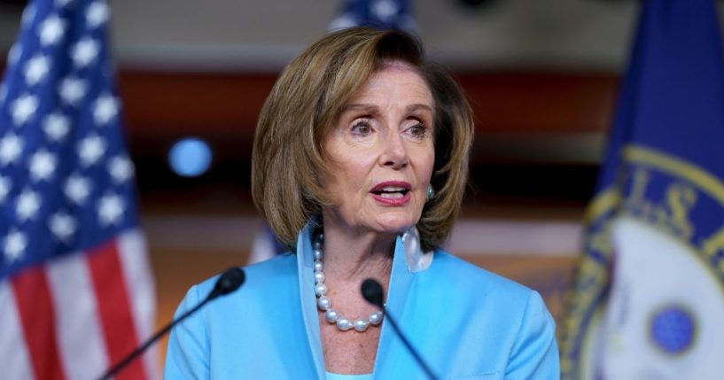 House Speaker Nancy Pelosi, pictured in an Aug. 6 file photo.