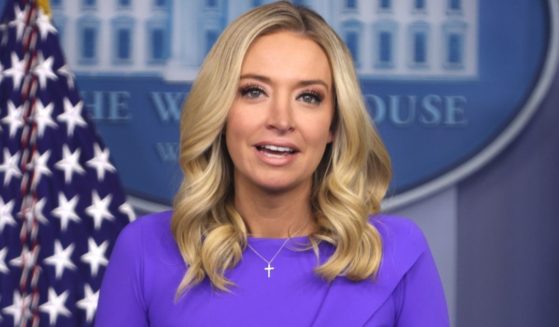 White House press secretary Kayleigh McEnany, pictured in a file photo from December.