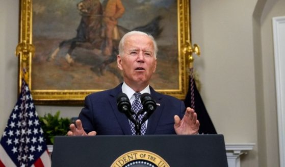 President Joe Biden speaks about the American withdrawal from Afghanistan last week in the East Room of the White House.