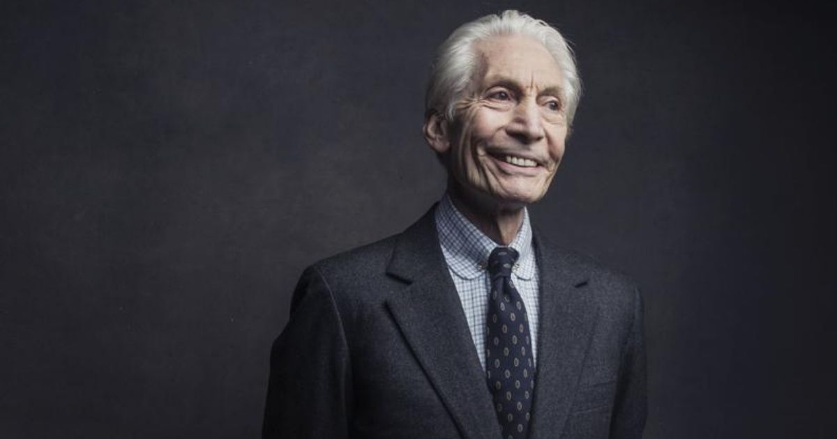 Rolling Stones band member Charlie Watts poses for a portrait in New York on Nov. 14, 2016.