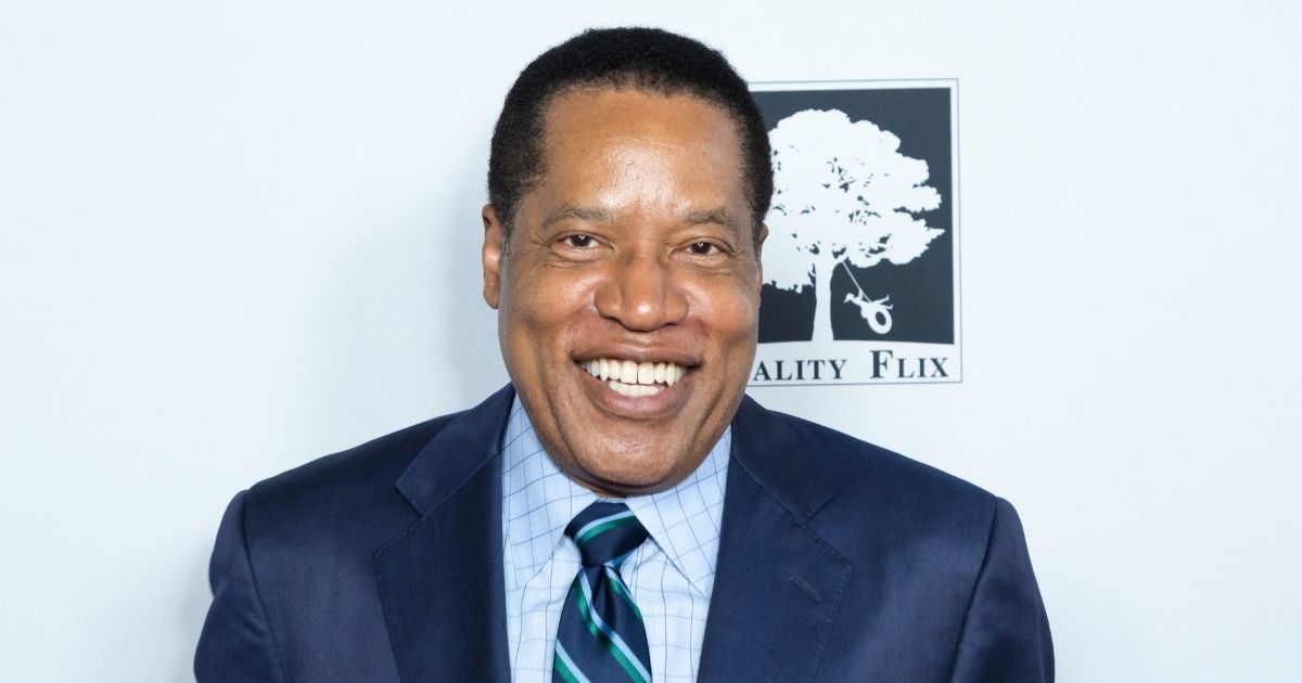 Radio talk show host Larry Elder attends the "Death Of A Nation" Premiere at Regal Cinemas L.A. Live on July 31, 2018, in Los Angeles.