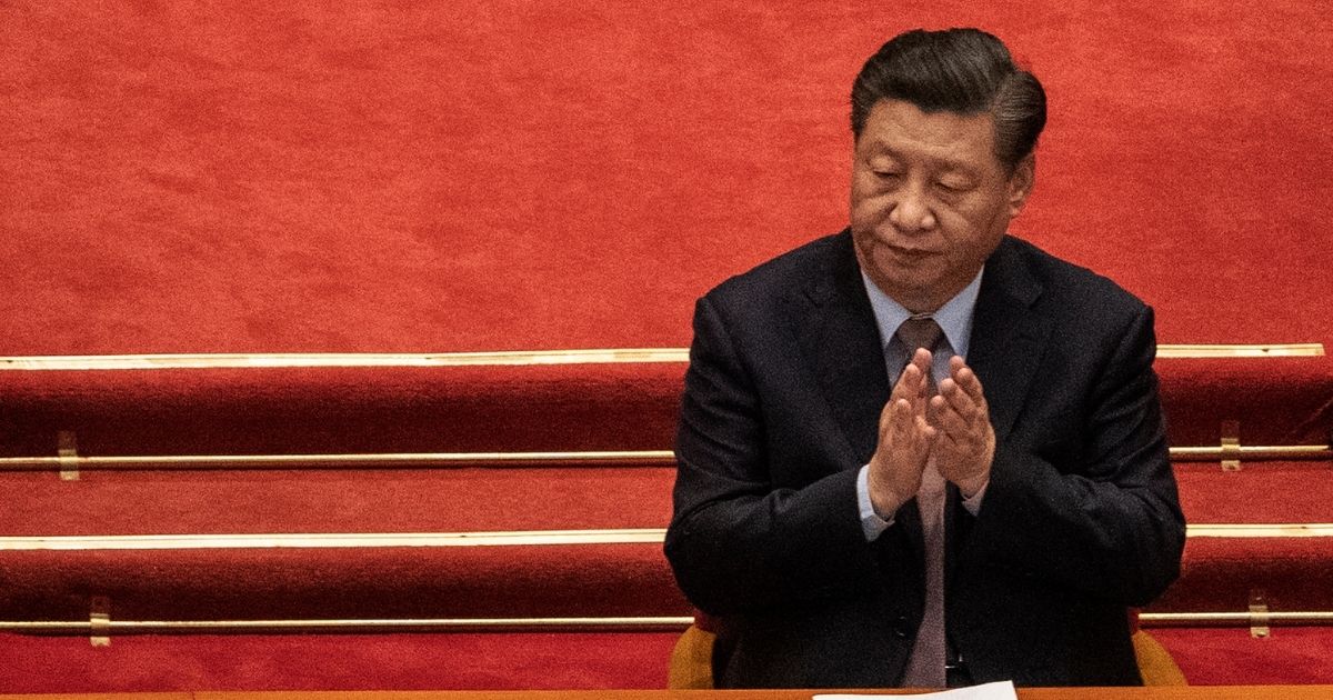 President Xi Jinping sits at the Chinese People's Political Consultative Conference at the Great Hall of the People in Beijing on March 4.