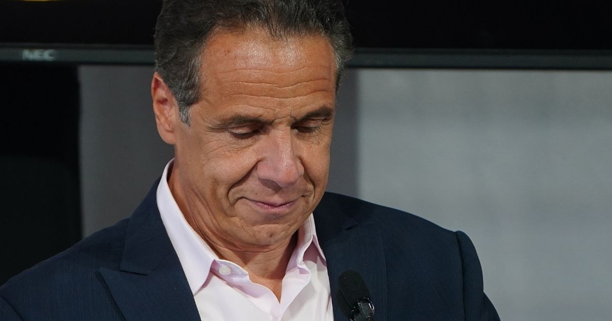 New York Gov. Andrew Cuomo is seen at the Tribeca Film Festival in New York City in a photo taken on June 9, 2021.