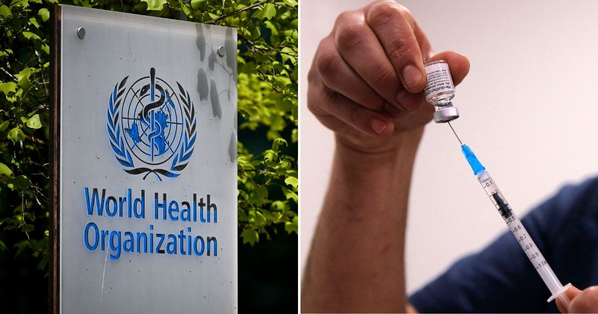The World Health Organization, left, appeared to have changed its definition of "herd immunity" in November 2020, following the outbreak of COVID-19, prompting some to question the organization's intentions.